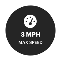 maximum speed 10 kilometers per hour